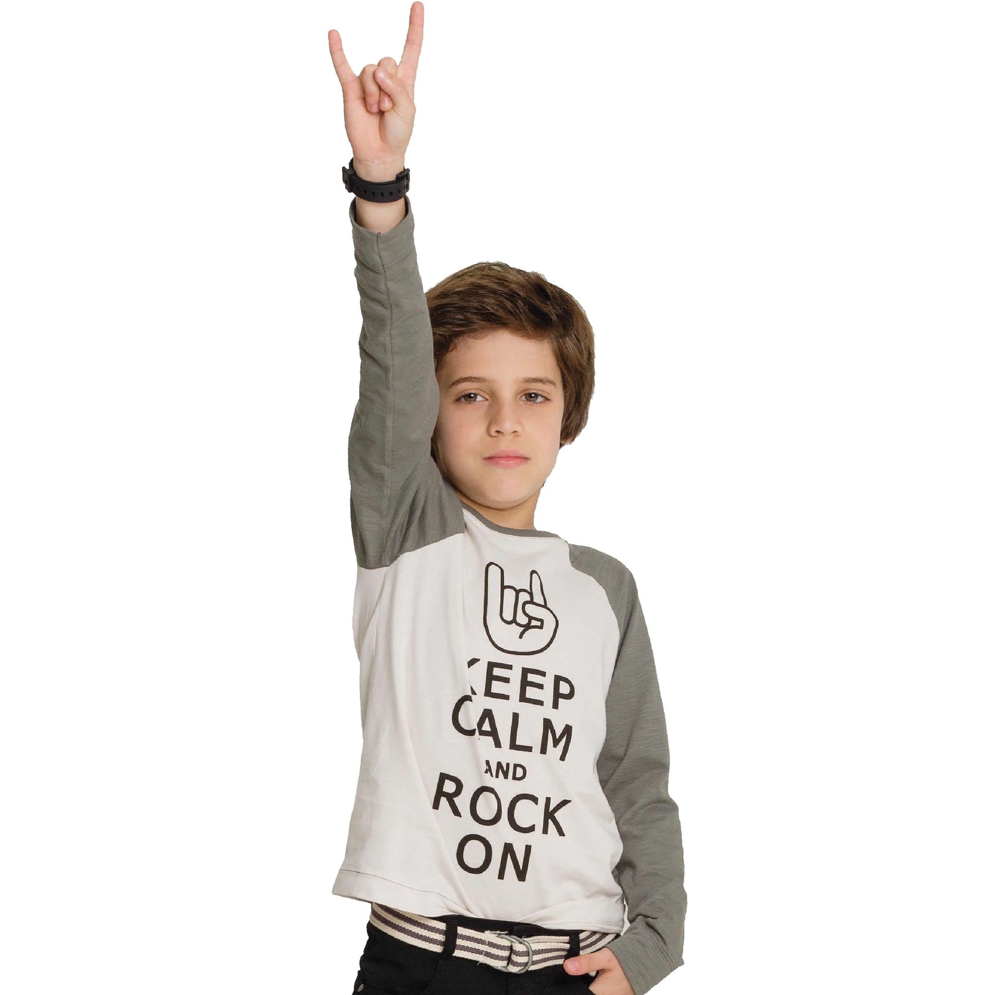 blusa infantil rock