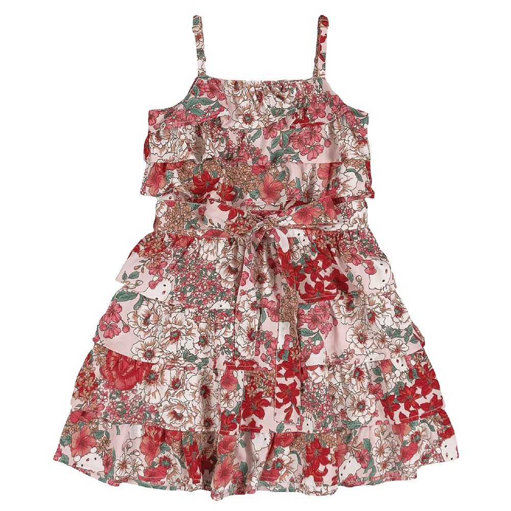 vestidos infantil de tecido florido