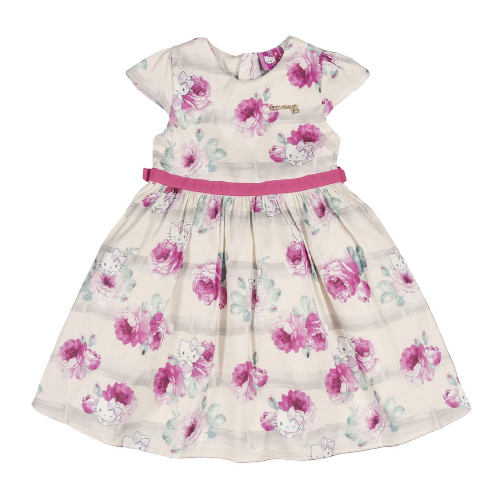 vestido infantil de tafetá