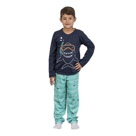 pijama-infantil-manga-longa-tubarao-azul-marinho
