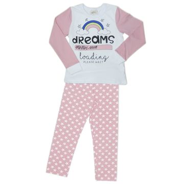 pijama-meninas-manga-longa-dreams-calca-rosa-estrelas-1