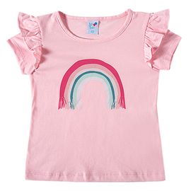 camiseta-meninas-manga-curta-rosa-arco-iris-tiptop
