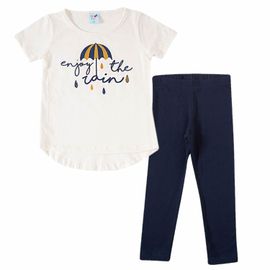 conjunto-infantil-camiseta-enjoy-the-rain-e-legging-azul-marinho