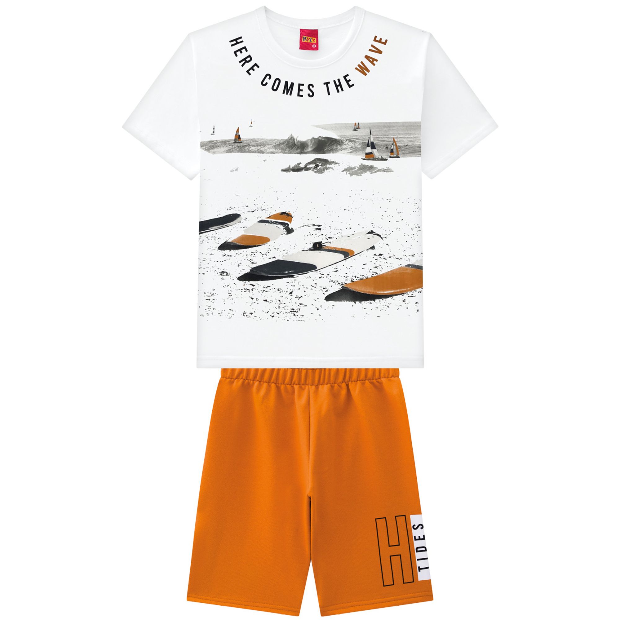 conjunto-infantil-camiseta-branca-surfe-wave-e-bermuda-laranja-1