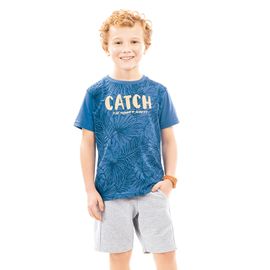 conjunto-menino-camiseta-azul-catch-e-bermuda-cinza