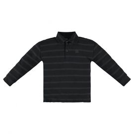 camisa-polo-infantil-manga-longa-malha-texturizada-listrada-preta-2
