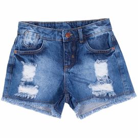 short-infantil-jeans-escuro-rasgado-para-meninas-mania-3