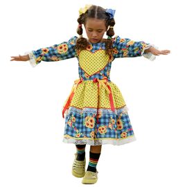 vestido-infantil-festa-junina-xadrez-margaridas-e-coracao-amarelo-1