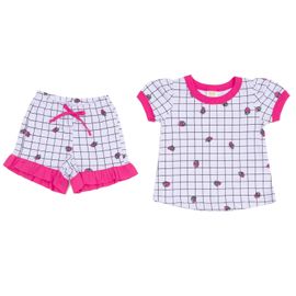 pijama-meninas-curto-quadriculado-moranguinhos-2