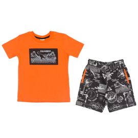 conjunto-menino-camiseta-laranja-dino-danger-e-bermuda-moletom-2