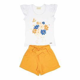 conjunto-infantil-blusa-branca-flores-e-short-laranja-viscose-2