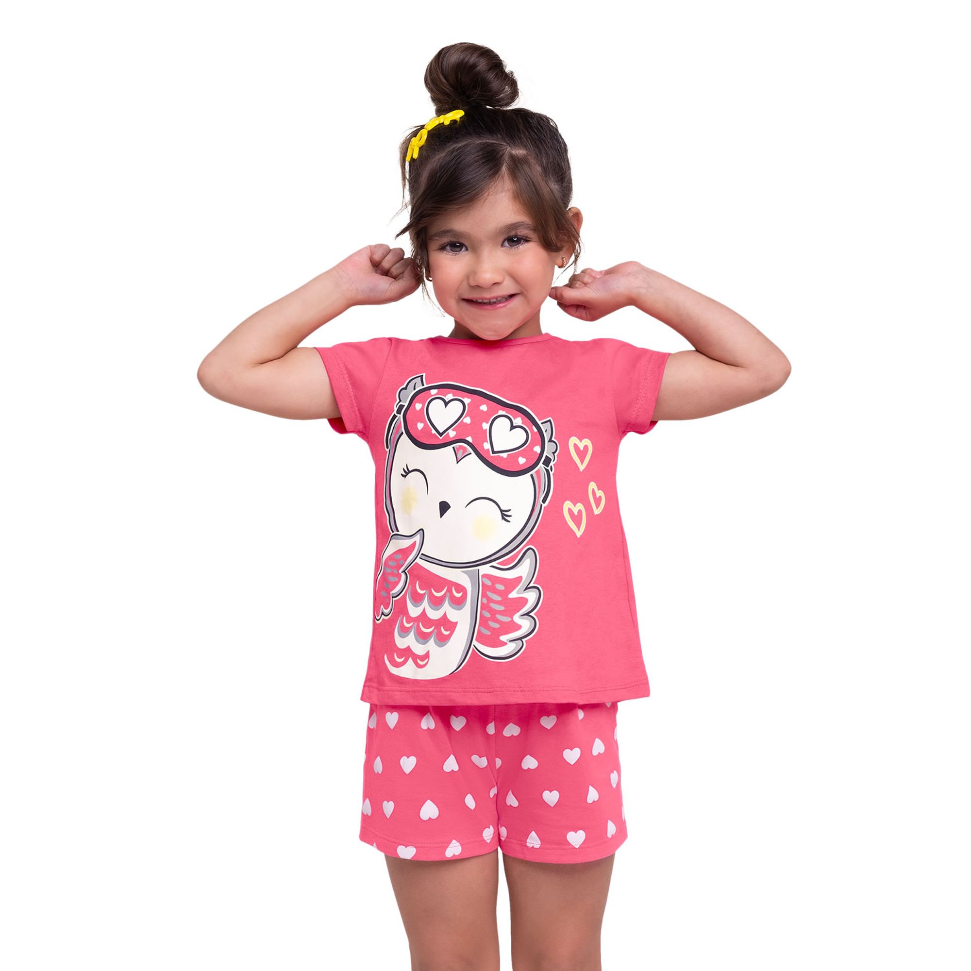 pijama-infantil-meninas-curto-rosa-corujinha-1