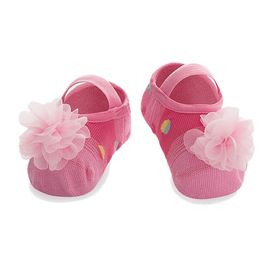 meia-sapatilha-bebe-rosa-bolinhas-coloridas-aplique-flor-2