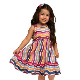 vestido-infantil-nanai-magenta-ondas-coloridas-1