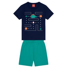 conjunto-infantil-camiseta-azul-marinho-pac-man-dino-e-bermuda-verde-2