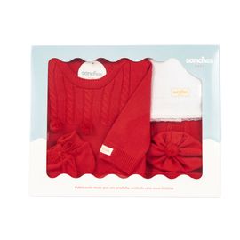 saida-de-maternidade-bebe-trico-vermelho-kit-5-pecas-2