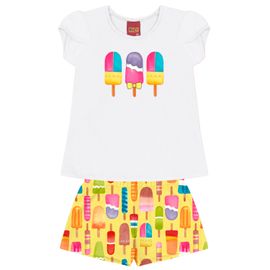 conjunto-infantil-blusa-branca-e-short-amarelo-sorvetes-coloridos-2