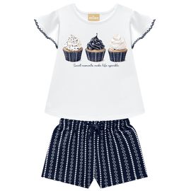 conjunto-infantil-blusa-branca-cupcakes-e-short-azul-marinho-2