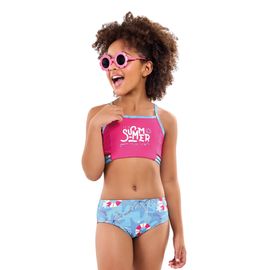 Biquini-Infantil-Top-Pink-Glow-Summer-e-Calcinha-Azul-Boias-1