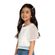Blusa-Infantil-Elegante-Off-White-Mangas-Bufantes-Tule-Bordado