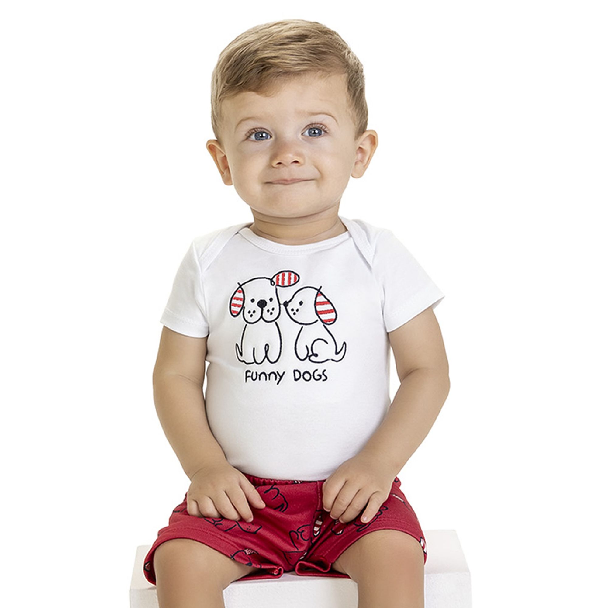 conjunto-bebe-body-branco-funny-dogs-e-bermuda-vermelha-1