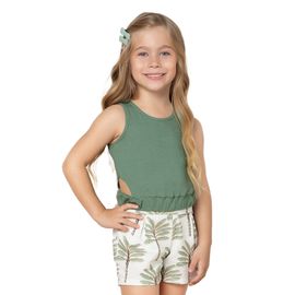 Conjunto-Blusa-Cropped-Ribana-Verde-e-Short-Moletinho-Coqueiros