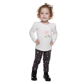 conjunto-infantil-blusa-off-white-flor-brilho-e-legging-sublimada-florzinhas