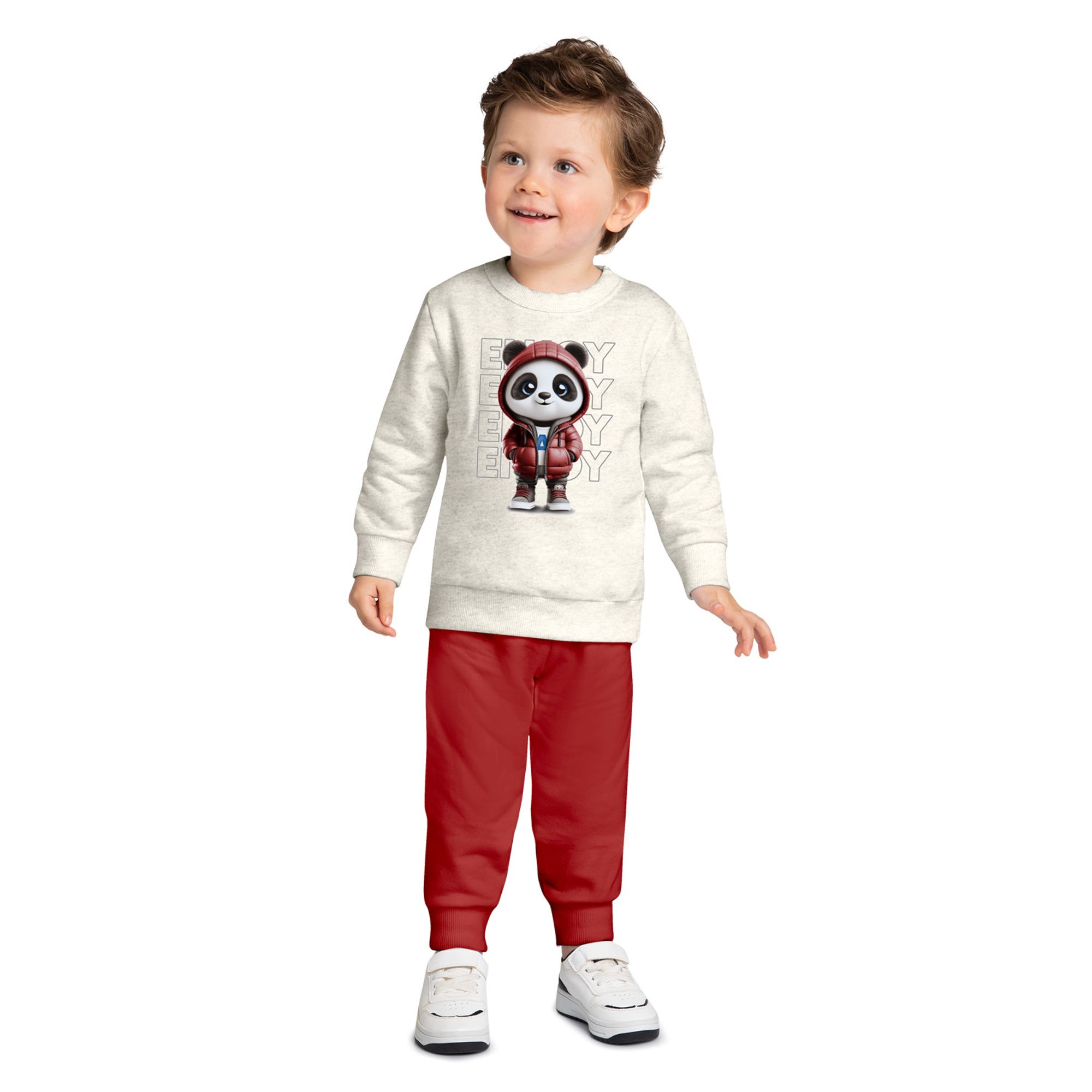 Conjunto-Infantil-Moletom-Felpado-Mescla-White-e-Vermelho-Panda-1