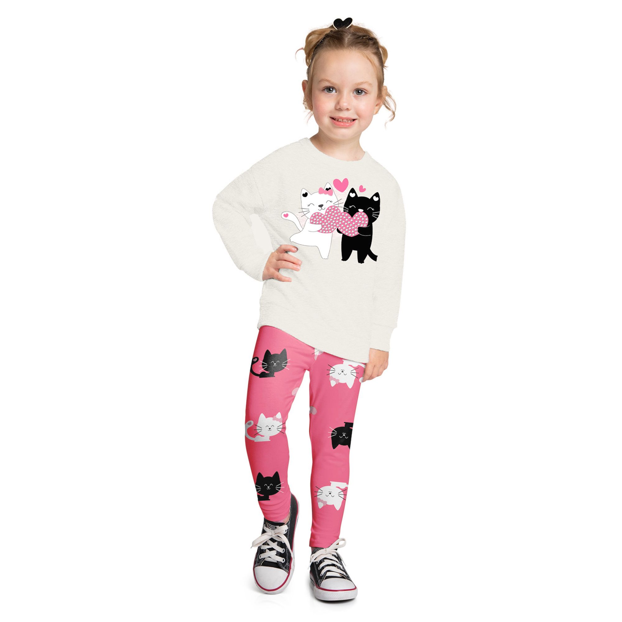Conjunto-Meninas-Casaco-Moletom-e-Legging-Cotton-Gatinhos-Rosa-1