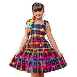 vestido-infantil-festa-junina-xadrez-colorido-crepe-1