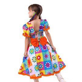 Vestido-Infantil-Junino-Marie-Quermesse-Elegante-Laco-Laranja-2