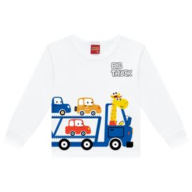 Camiseta-Infantil-Manga-Longa-Branca-Big-Truck-Girafa-Kyly-2