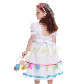 Vestido-Infantil-Junino-Noiva-Flores-Com-Tiara-e-Buque-2