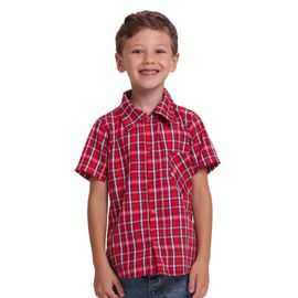 Camisa-Infantil-Junina-Manga-Curta-Xadrez-Vermelha-1
