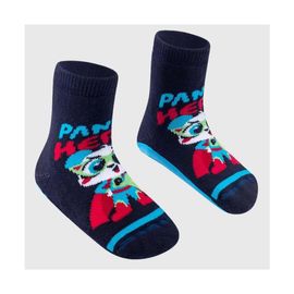 Meia-Infantil-Pansock-Soquete-Azul-Marinho-Panda-Hero-1