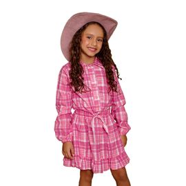 Conjunto-Junino-Meninas-Camisa-com-Amarra-e-Saia-Xadrez-Rosa