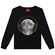 Camiseta-Infantil-Manga-Longa-Preta-Lua-Headphone-Kyly-2