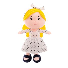 Boneca-em-Plush-Clara-Loira-Vestido-Bolinhas---Zip-Toys