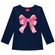 blusa-meninas-manga-longa-malha-azul-marinho-grande-laco