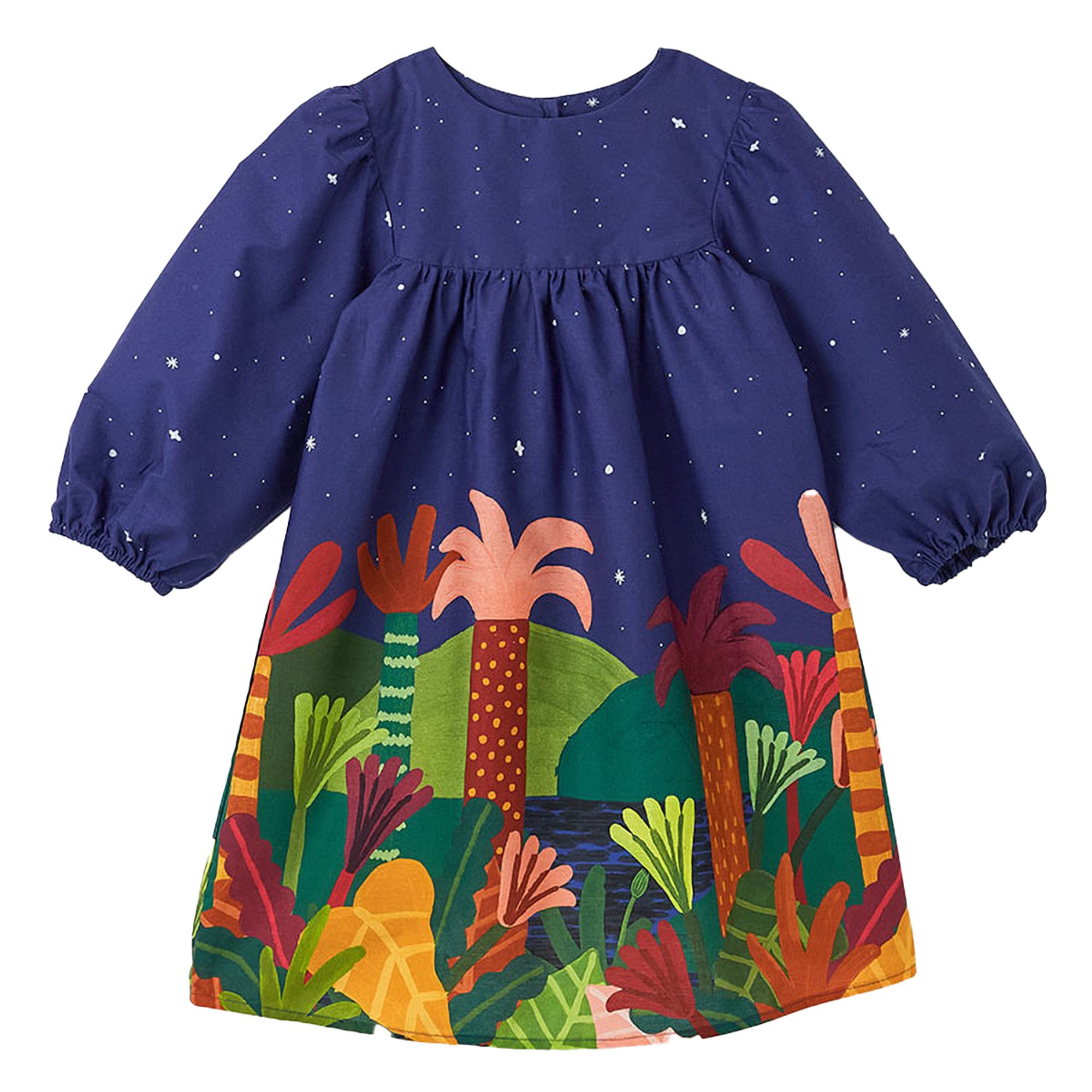 Vestido-Infantil-Fabula-Manga-Longa-Azul-Barrado-Amazonas-1