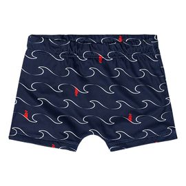 Sunga-Short-Infantil-Boxer-Azul-Marinho-Ondas-Brancas-2