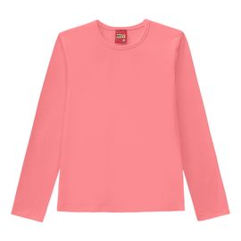Camiseta-Infantil-Basica-Meninas-Manga-Longa-Rosa-Fruit-