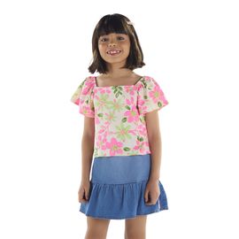Conjunto-Meninas-Blusa-Cotton-Floral-Rosa-e-Saia-Jeans-1