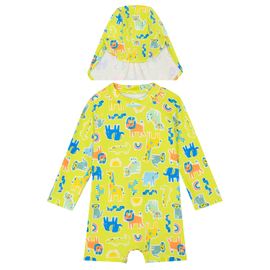 Macaquinho-Praia-Infantil-Ziper-Manga-Longa-com-Chapeu-Lime-Animais-Zoo-1