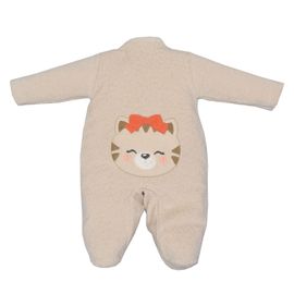 Macacao-Bebe-Com-Ziper-Plush-Jacquard-Creme-Gatinha-Bordada-2