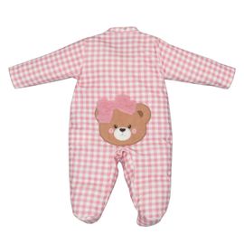 Macacao-Bebe-Plush-Com-Ziper-Xadrez-Rosa-Ursinha-Bordada-2