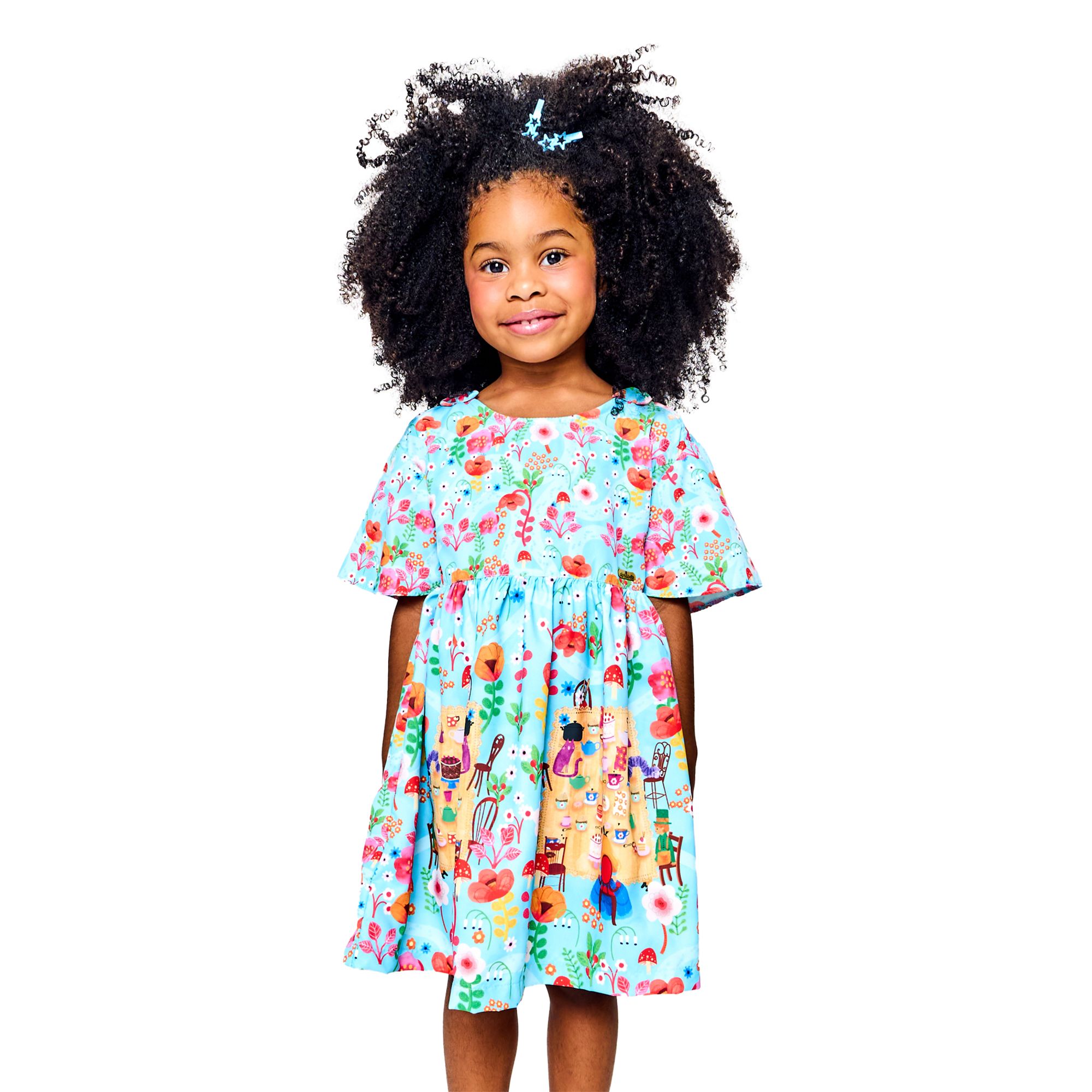 Vestido-Infantil-Jardim-de-Maravilhas-Azul-Alphabeto-1
