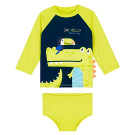 -Conjunto-Praia-Menino-Camiseta-e-Sunga-Jacare-Amarelo-Neon-1