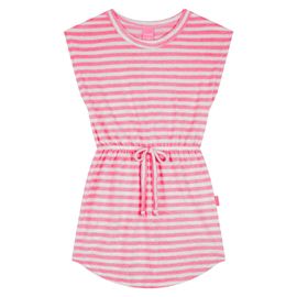 Saida-de-Praia-Infantil-Vestido-Atoalhado-Listrado-Rosa-2