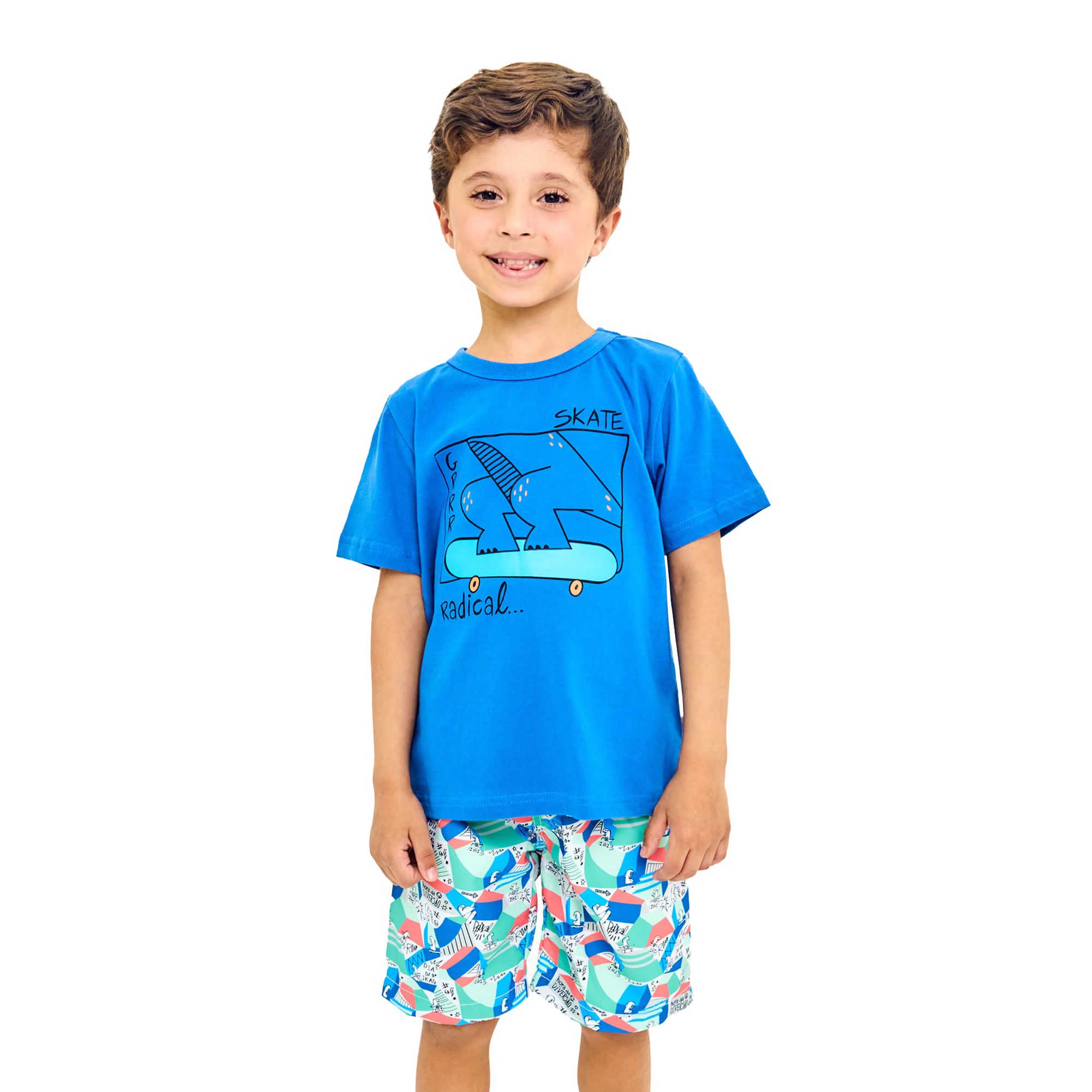 Conjunto-Meninos-Camiseta-Azul-Skate-Radical-e-Bermuda-Microfibra-Alphabeto-1